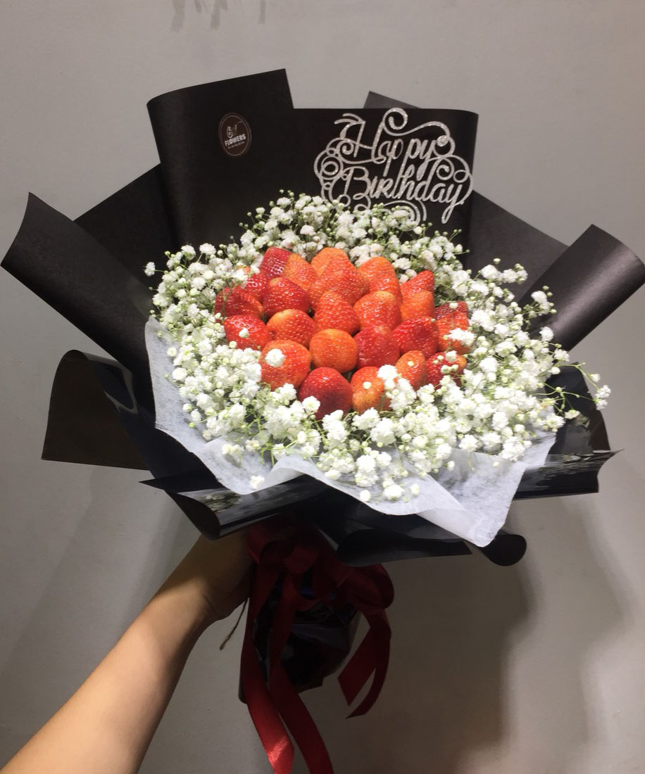 Bó hoa dâu tây 16