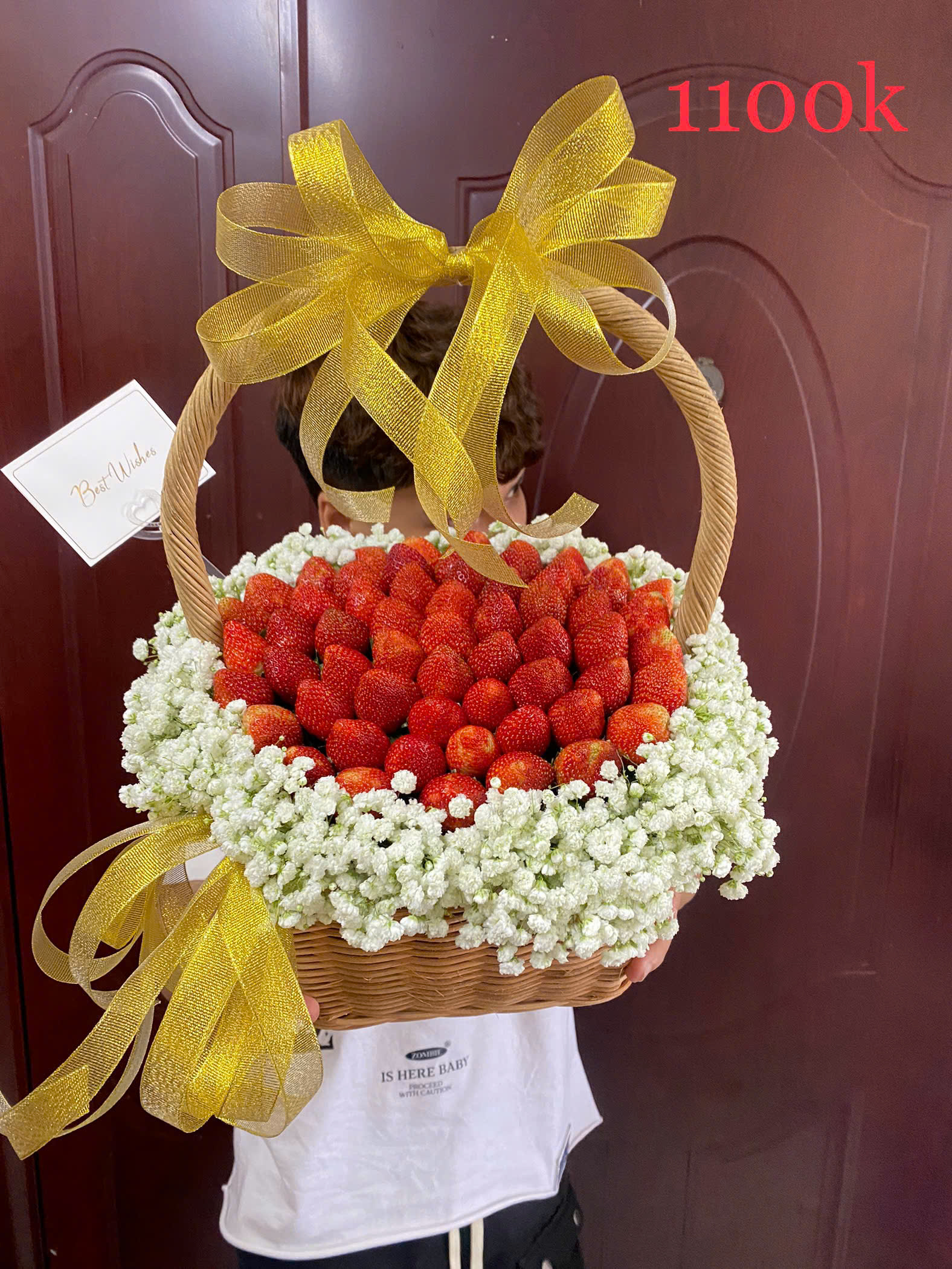 Giỏ dâu tây size đại